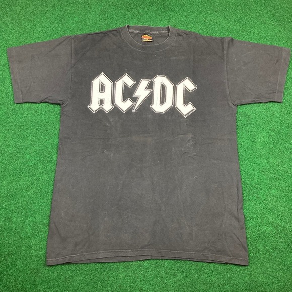 Vintage ACDC Shirt Mens XL Black 1996 Ballbreaker World Tour Concert Brockum 90s - Picture 2 of 14